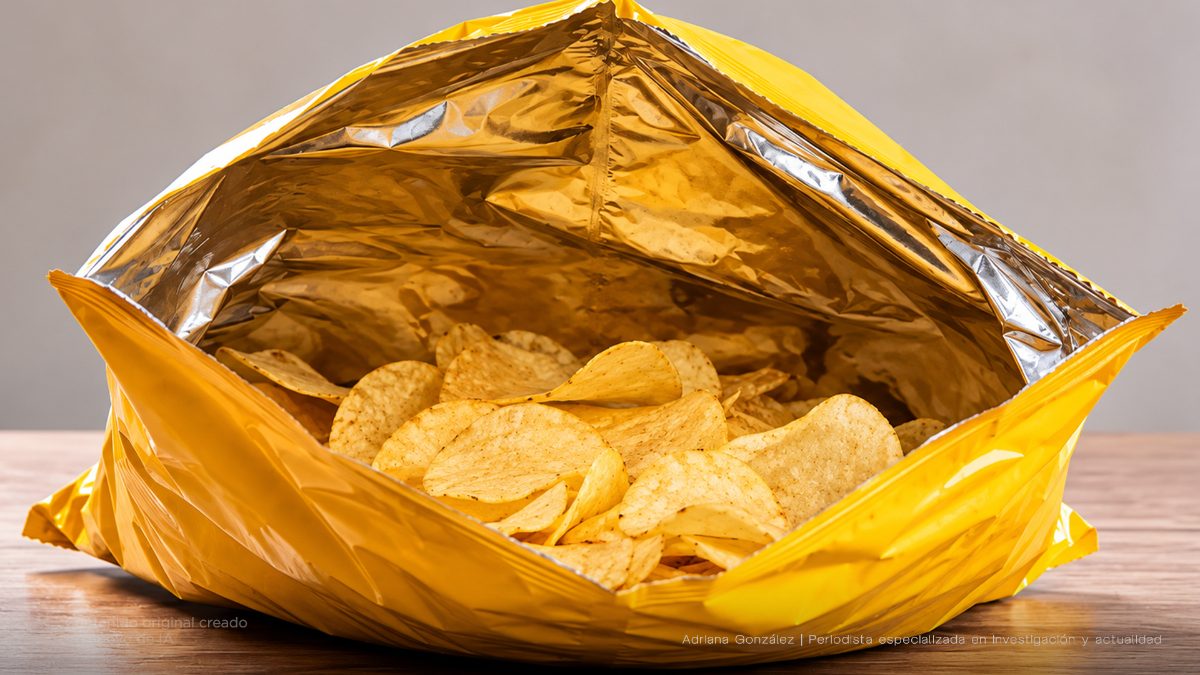 Lo que realmente hay detrás del “aire” en tu bolsa de papas