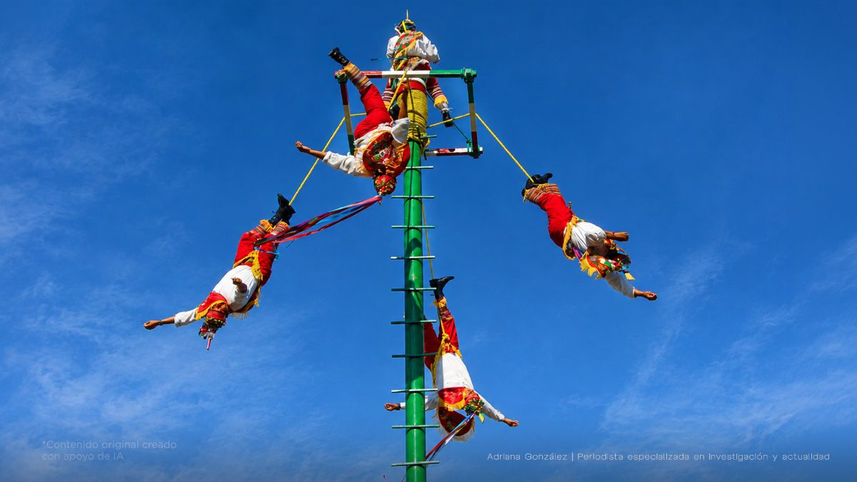 ¿Qué historia cuentan los Voladores de Papantla desde el cielo?
